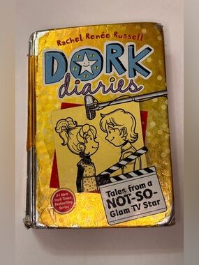 Scholastic Dork Diaries Hard Cover Book - Gold by Rachel Renee’ Russell